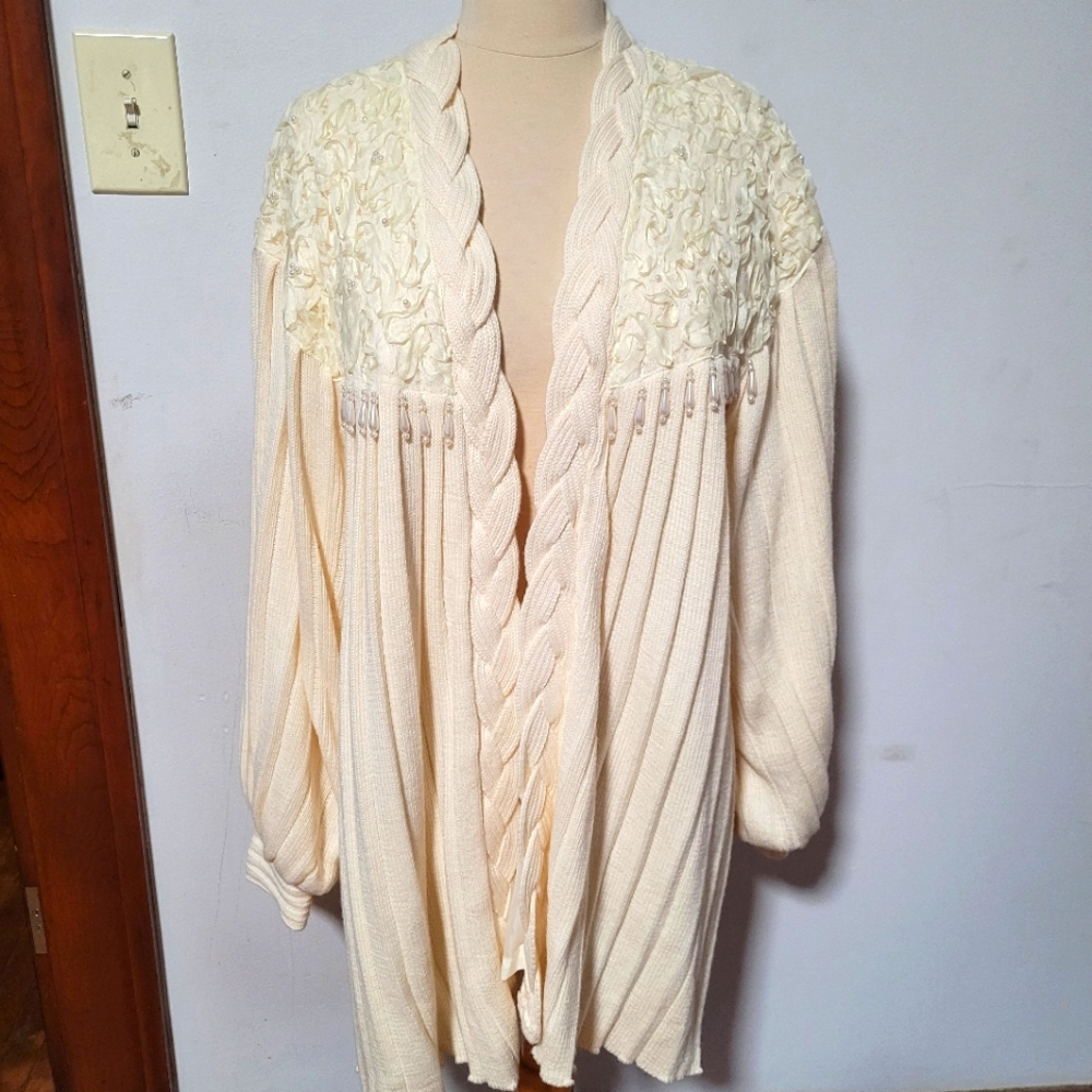 Bishop Sleeve Cardigan
